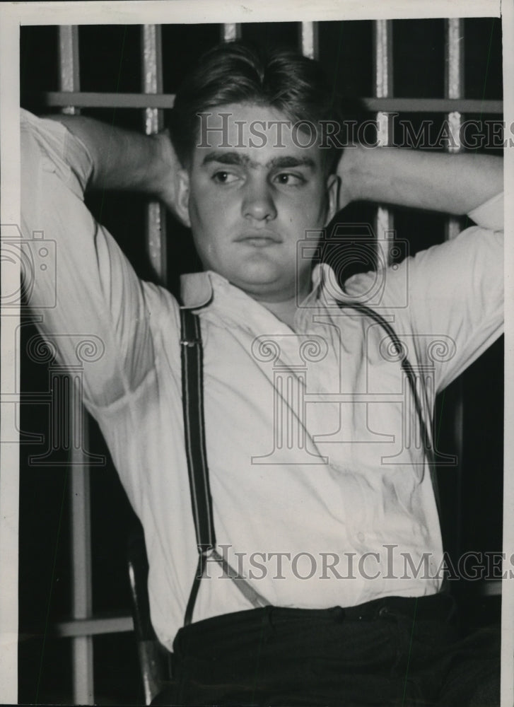 1939 Press Photo Youngest Man Harry Tenney To Be Sentenced as Habitual Criminal