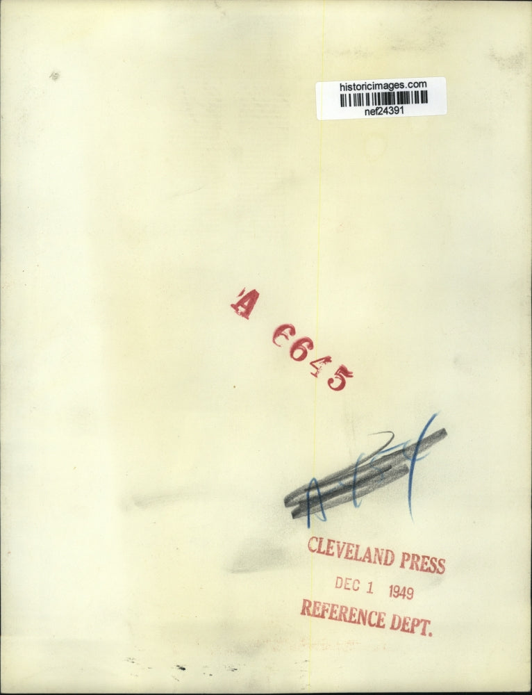 1949 Press Photo John Lewis Ignores Photographer Before Coal Miners Go On Strike