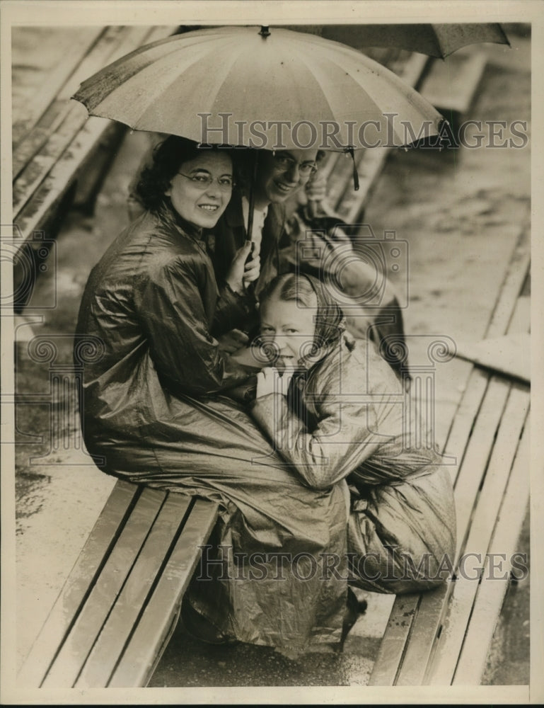 1938 Press Photo National Singles Tennis Championship Spectators, Forest Hills- Historic Images