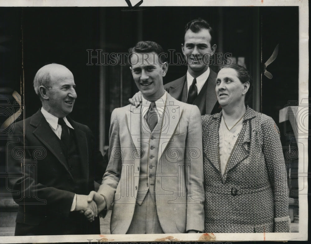 1932 Press Kidnapped Gustave Miller Released By Gang Who Held Him For 8 Days