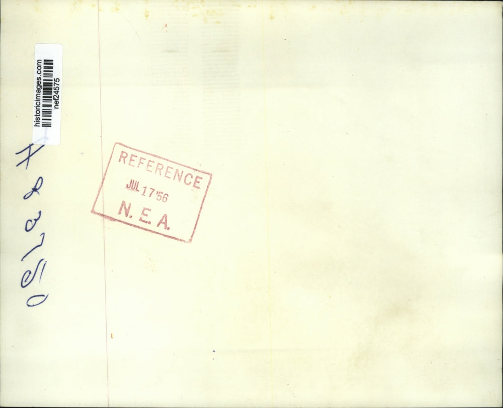 1956 Press Photo Vice-Pres Nixon Talks With John Foster Dulles in Latter's Car