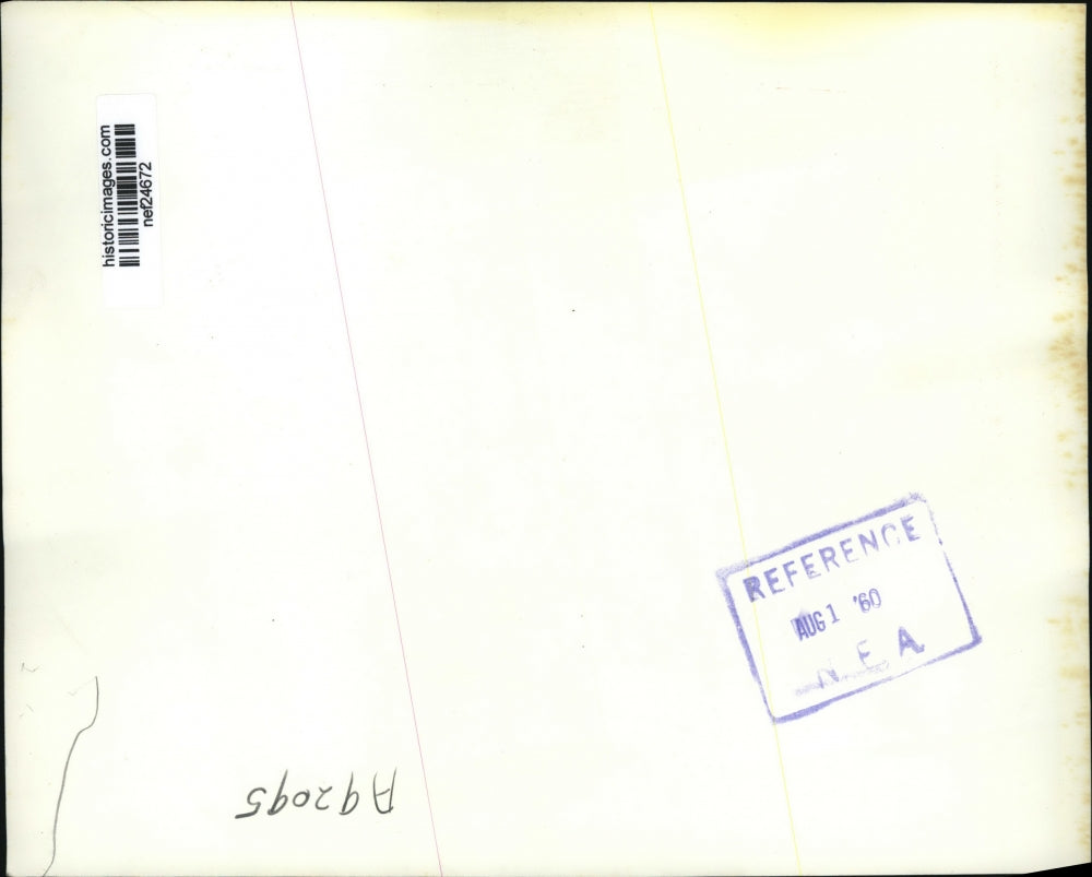 1960 Press Photo Democratic National Convention Delegates Holding L.A. Postcards