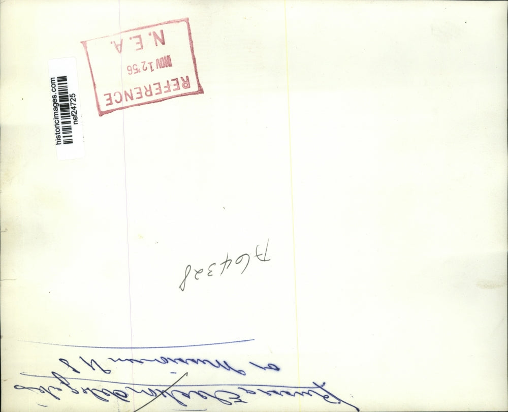 1956 Press Photo Adam Clayton Powell, Russian Team Touring New York City