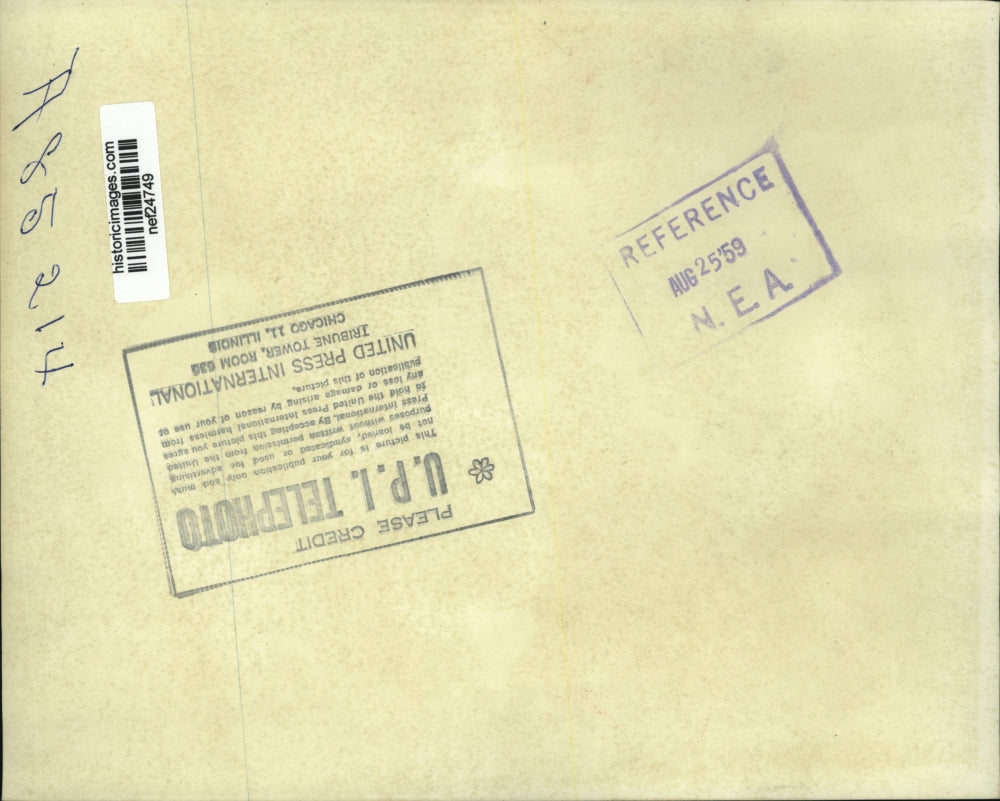 1959 Press Photo James P. mitchell at italian-American Service Club Banquet, NJ