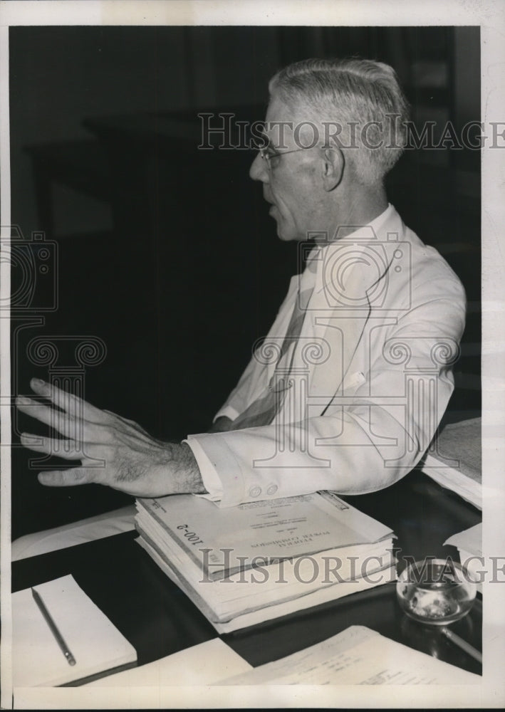 1938 Press Photo R.W.Lamar, Vice Pres. and Gen.Manager of Tenn.Public Service Co