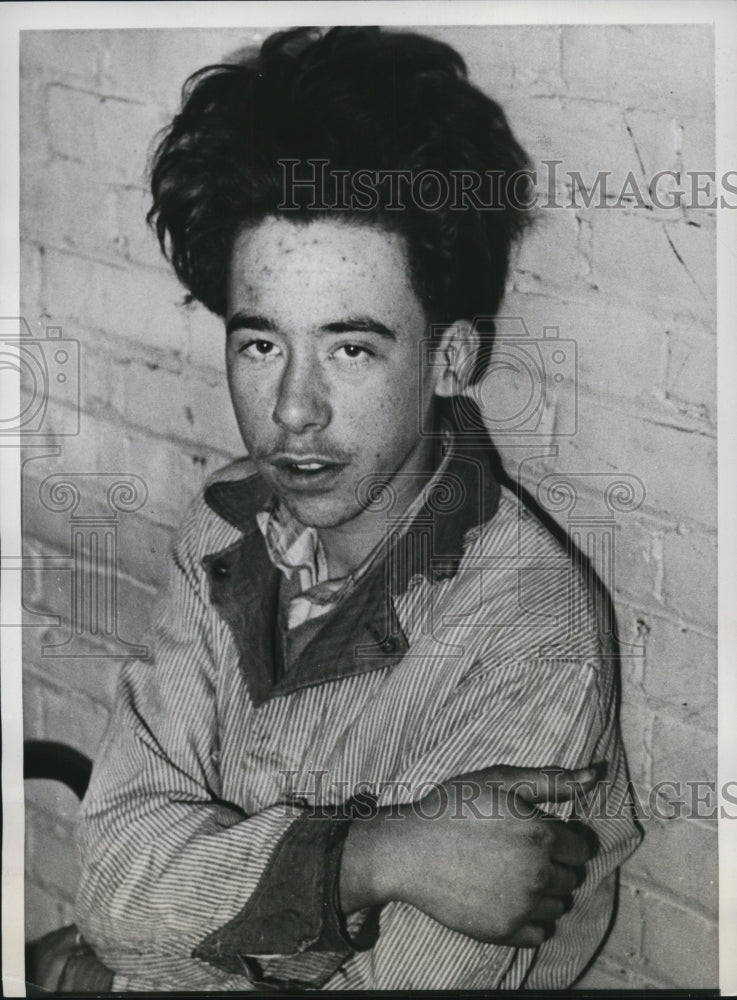 1940 Press Photo Clyde Millard Clark confessed a brutal attack on Mrs.Edward