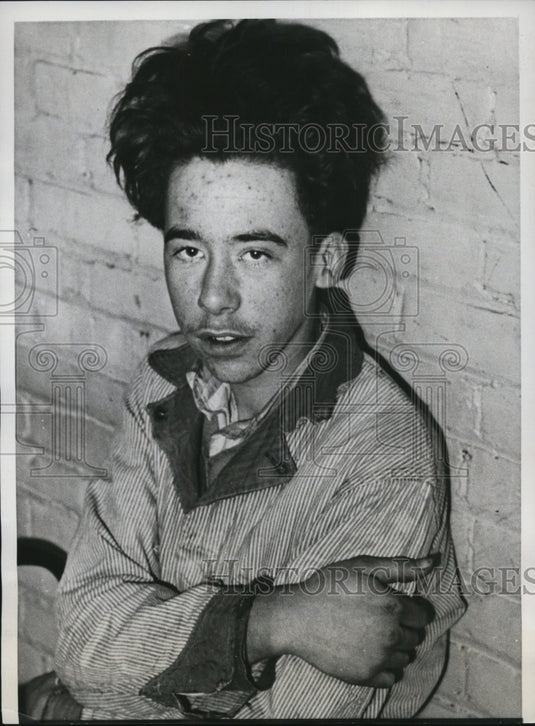 1940 Press Photo Clyde Millard Clark confessed a brutal attack on Mrs.Edward
