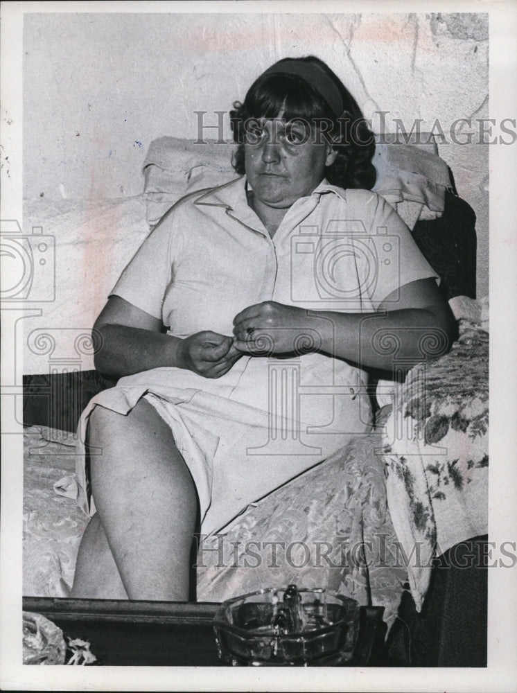1970 Press Photo Mrs.Harry McKenzie, Widow - nef25178