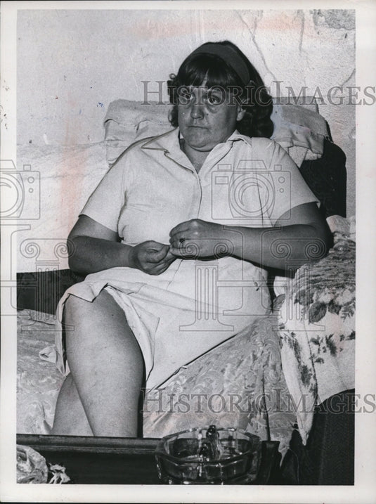 1970 Press Photo Mrs.Harry McKenzie, Widow - nef25178