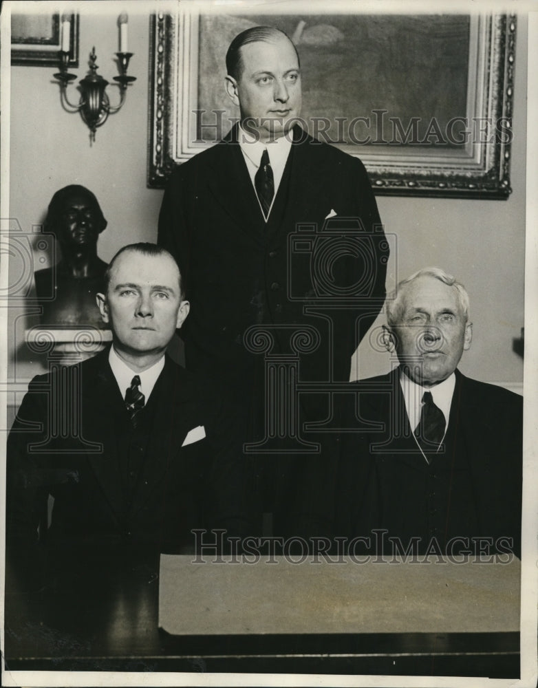 1928 Press Photo New German Envoy Visits Frank B. Kellogg - nef25200