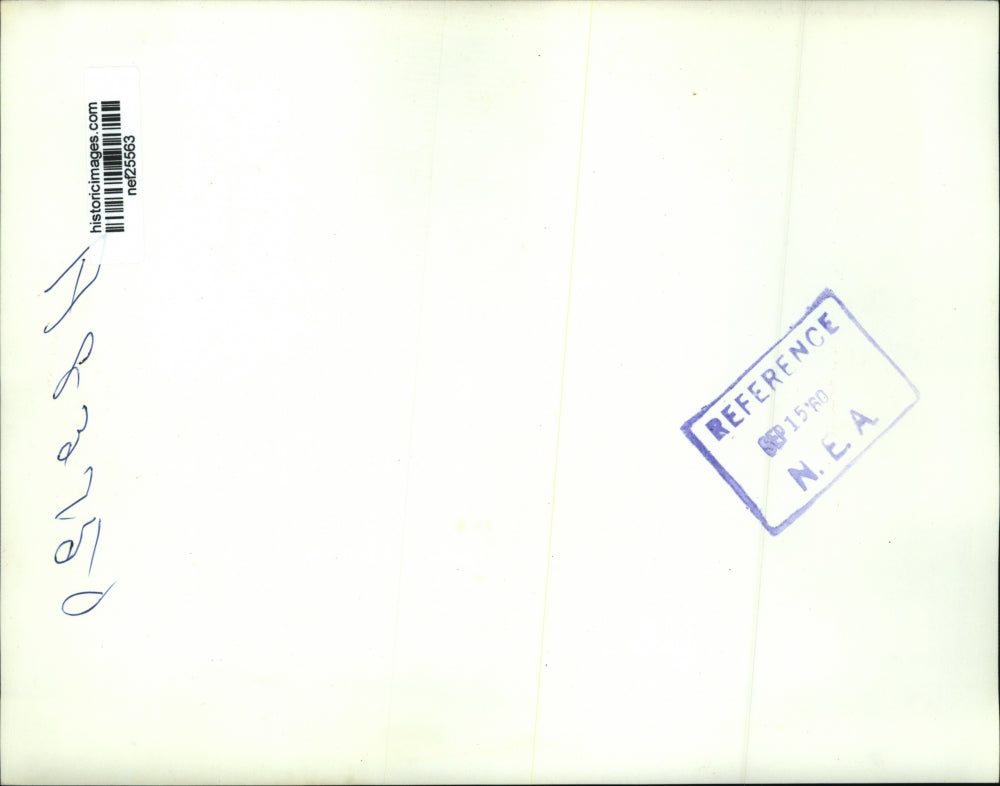 1960 Press Photo Richard Nixon Accepting U.S. Flag from J. George Stewart