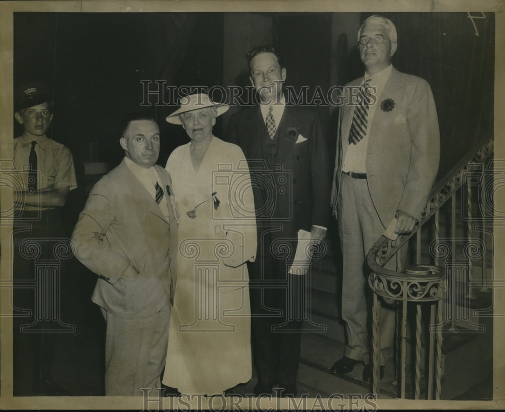 1936 Press Photo John M. Hamilton at Wisconsin Republican Convention - nef25627