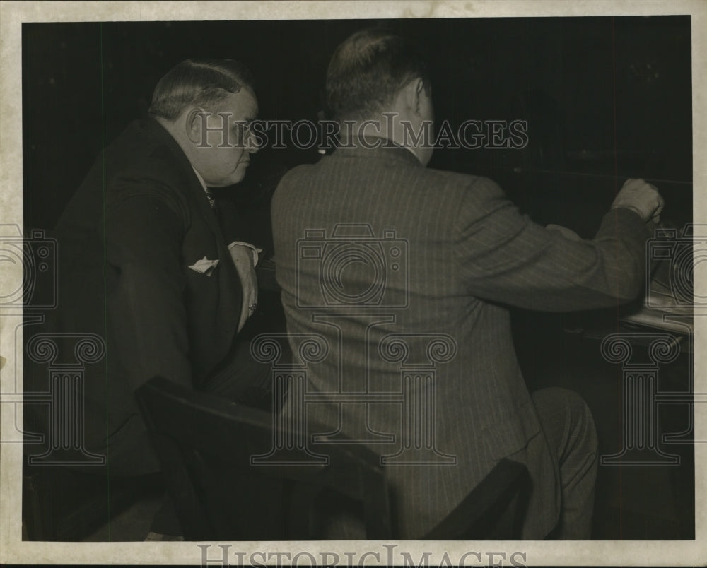 1936 Press Photo Michael Harwood at Trial - nef25645