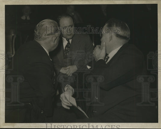 1936 Press Photo Michael Harwood, Jim Connell, James Murray at Trial - nef25646