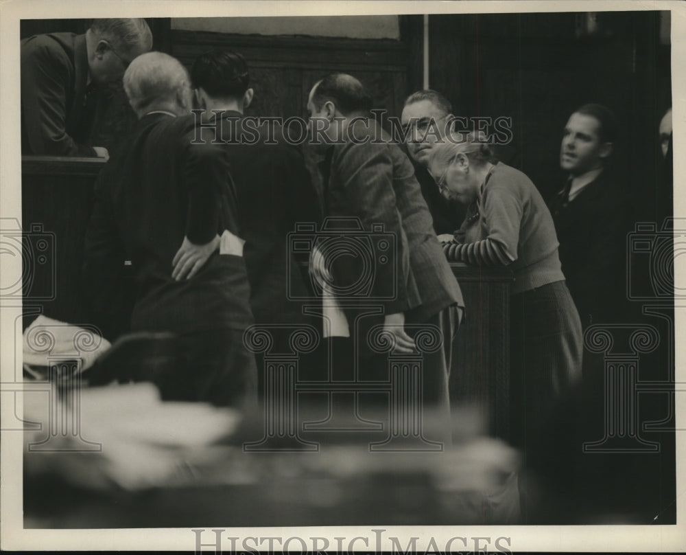 1936 Press Photo Michael Harwood Trial - nef25647