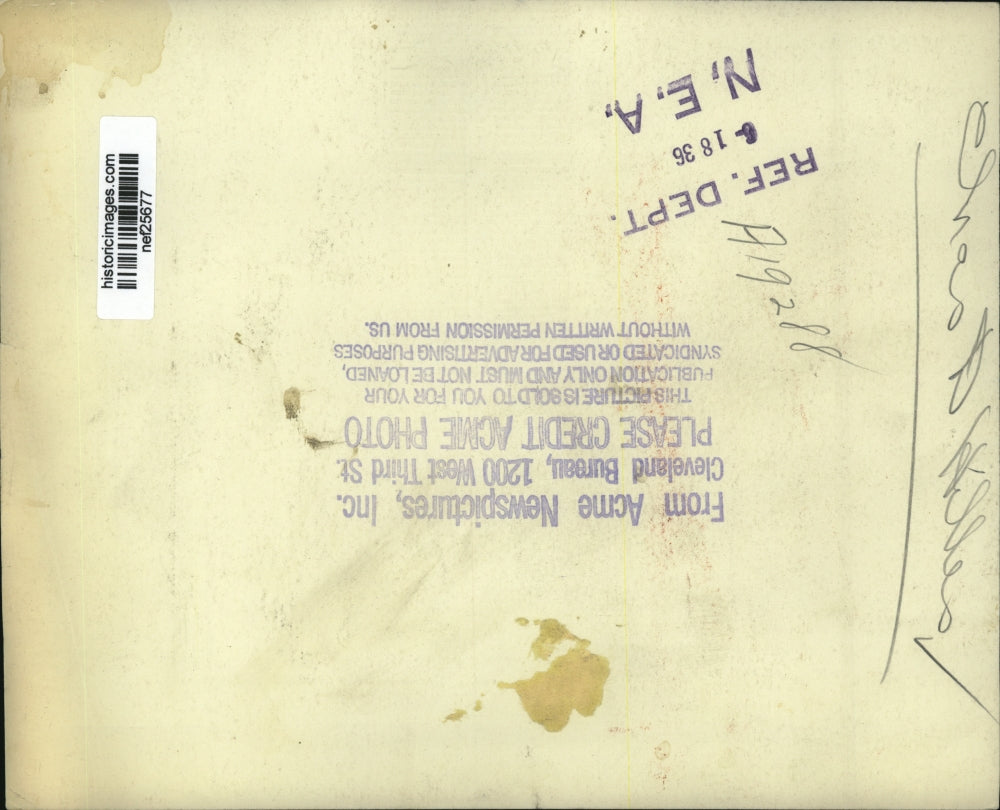 1936 Press Photo Charles D. Hilles - nef25677