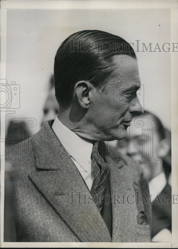 1935 Press Photo Jimmy Walker Arrived in New York after three year abroad
