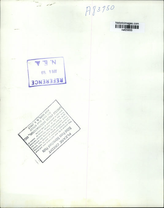 1969 Press Pres Nixon Escorted From Walter Reed Hospital by Gen Leonard Heaton