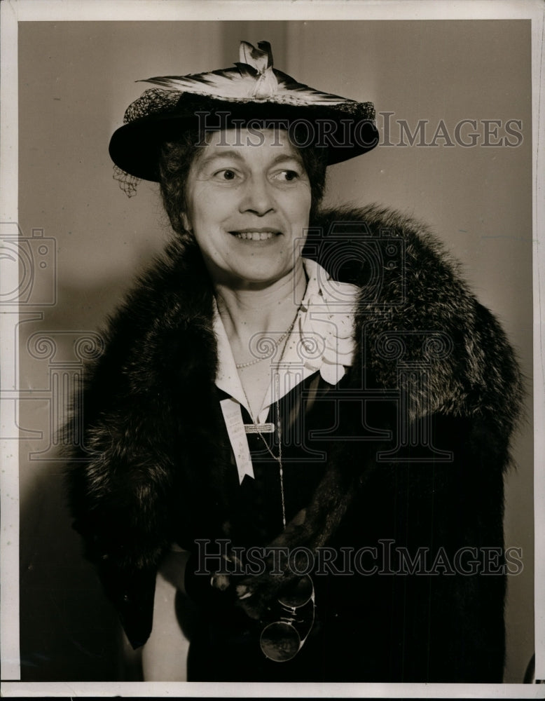 Load image into Gallery viewer, 1938 Press Photo Mrs Charles C Tomilon is Pres-Elect of Woman's Auxiliary
