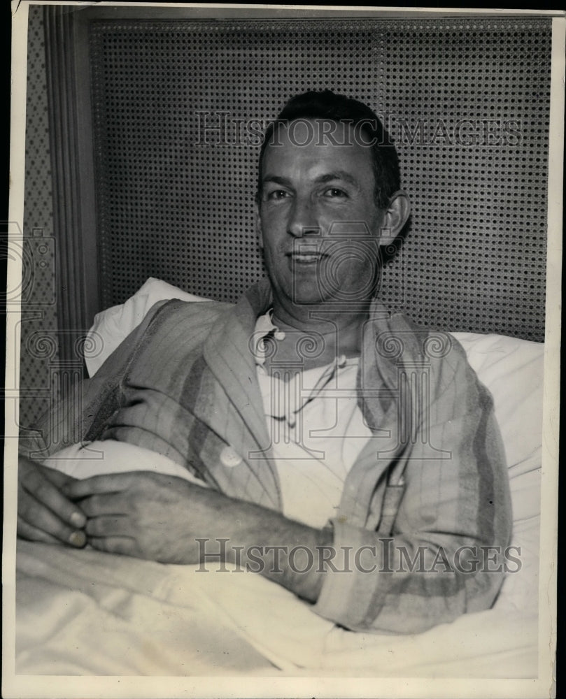1932 Press Photo Harry C. Flagden After Escaping Kidnappers, Cleveland, Ohio