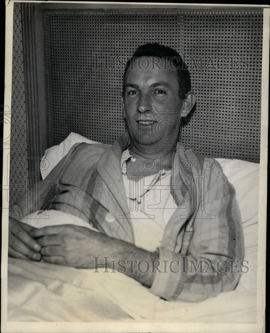 1932 Press Photo Harry C. Flagden After Escaping Kidnappers, Cleveland, Ohio