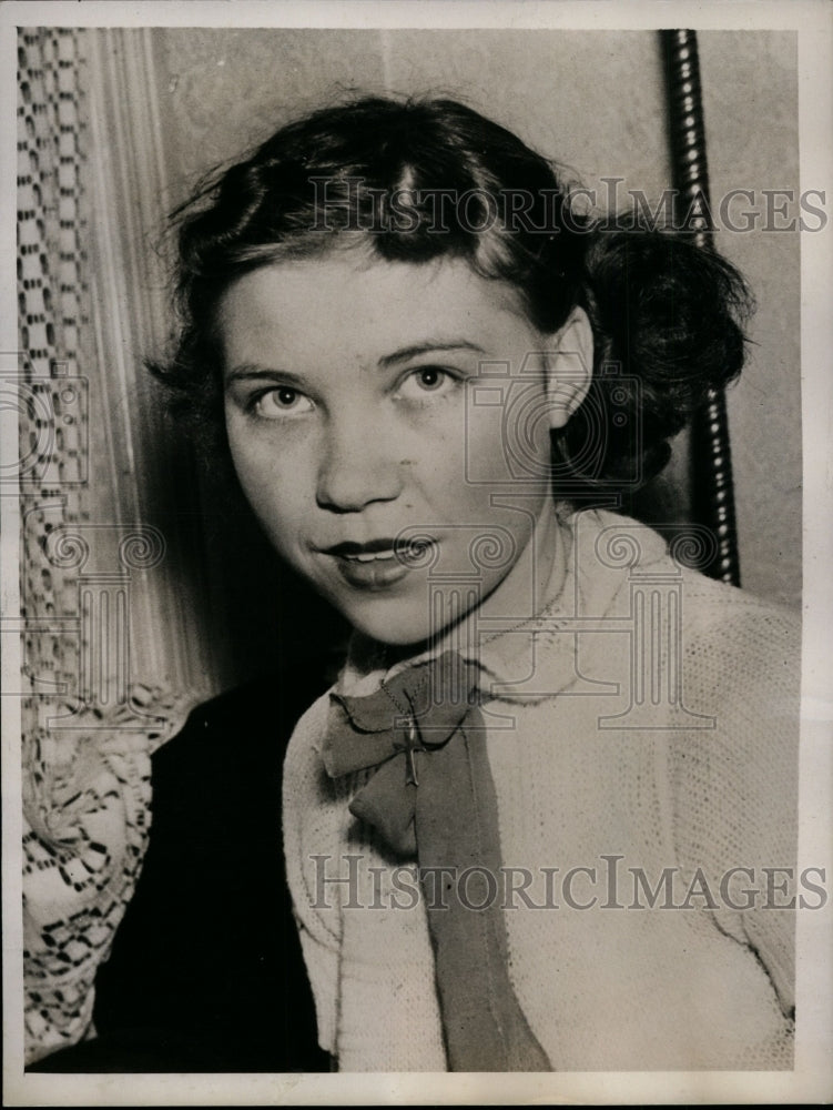 1938 Press Photo Marie Milburn - nef25967