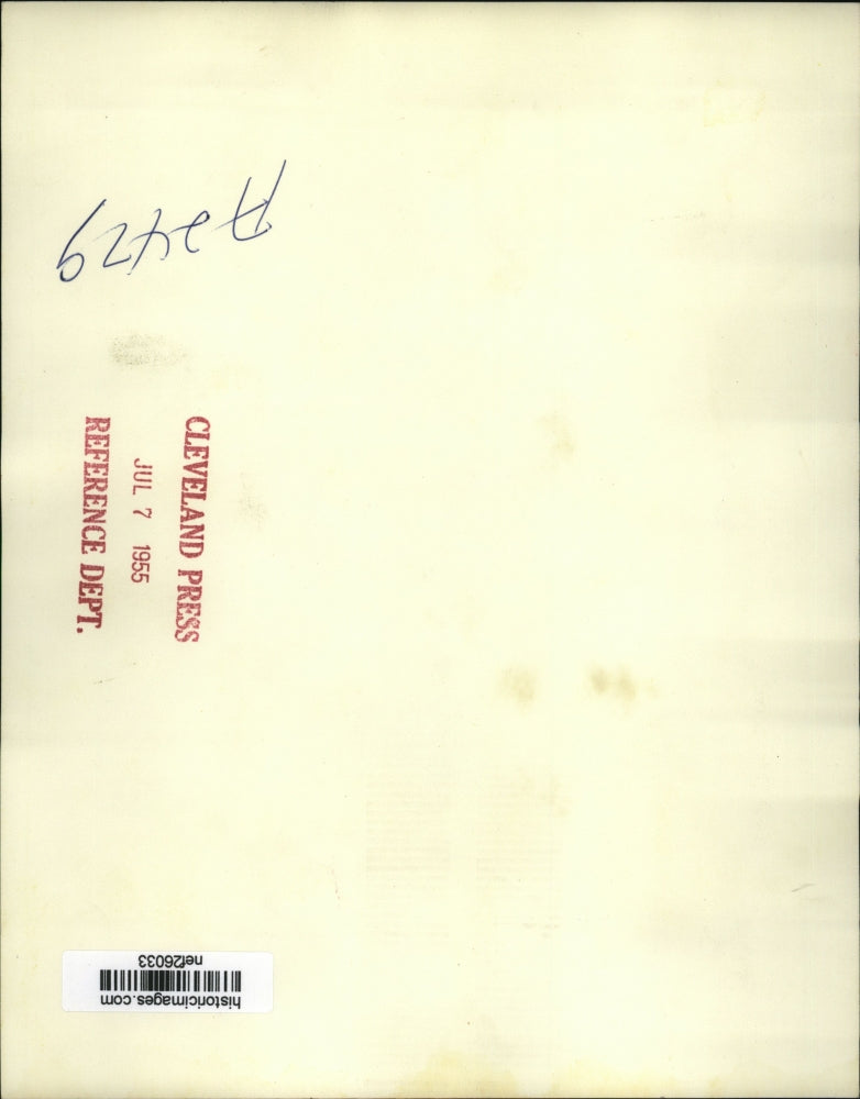 1955 Press Photo Ellis Lauhon in Cell at Galveston County Jail - nef26033