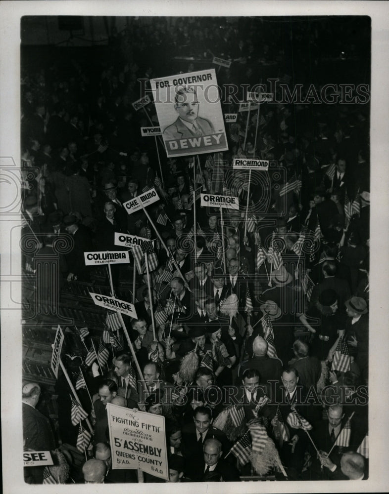 1938 Press Photo Republican National GOP Convention at Saratoga Springs New York