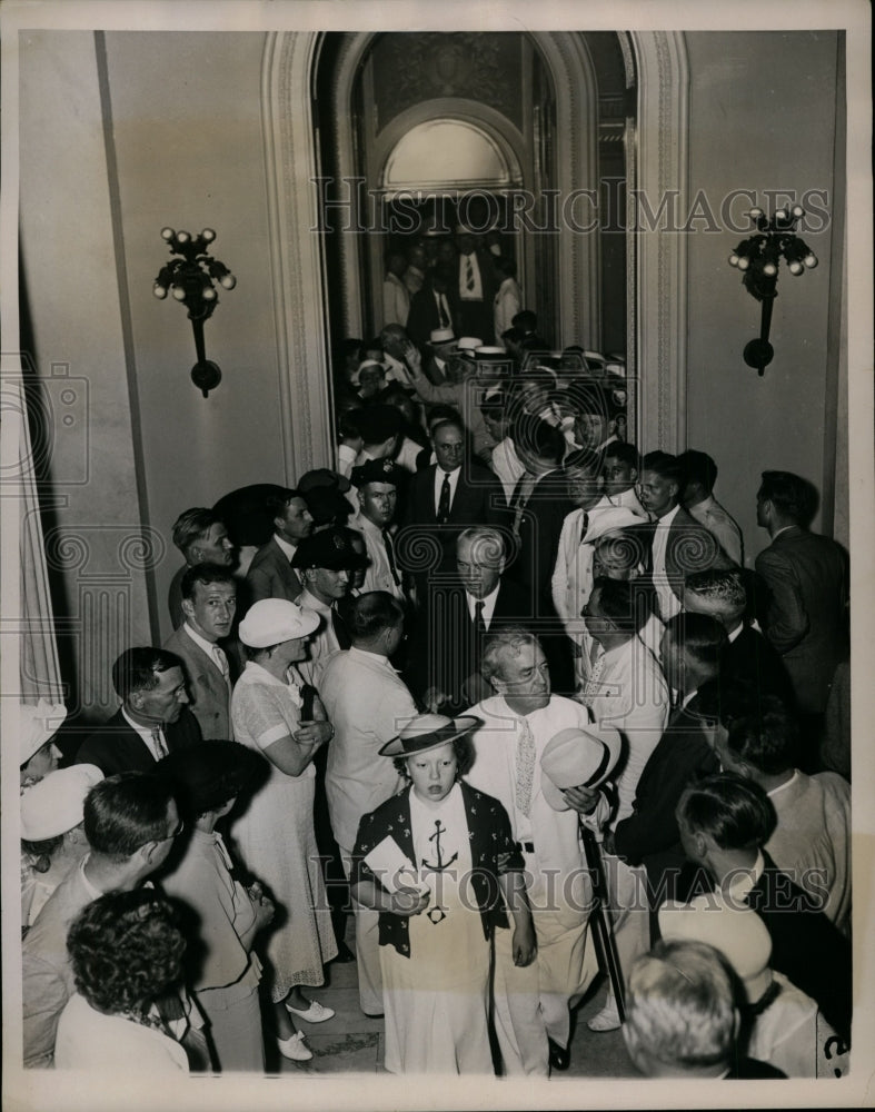 1936 Press Photo 74th Congress 2nd Session Washington, D.C. - nef26136
