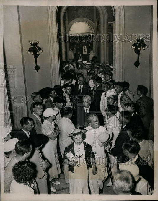 1936 Press Photo 74th Congress 2nd Session Washington, D.C. - nef26136