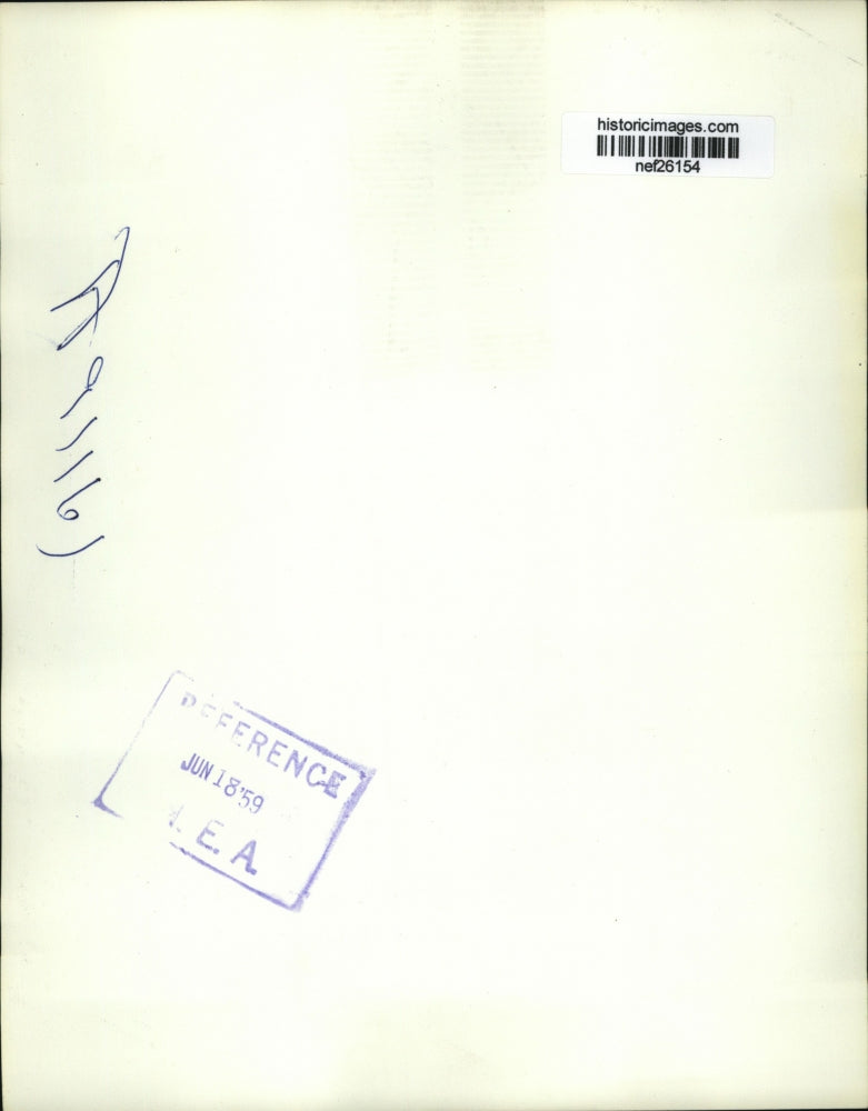 1959 Press Photo Keith H. Jaques at Office in Washington, D.C. - nef26154