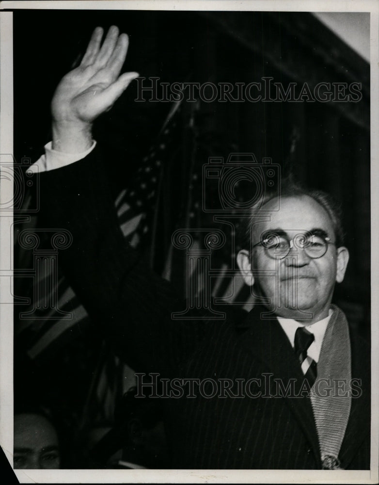 1939 Press Photo Tom Mooney at "Welcome Home" Demonstration, San Francisco