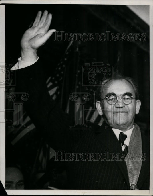 1939 Press Photo Tom Mooney at "Welcome Home" Demonstration, San Francisco