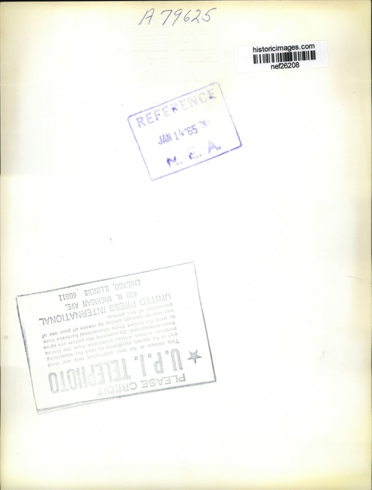 1965 Press Photo Ray Bliss, Dean Burch in Phoenix, Arizona - nef26208