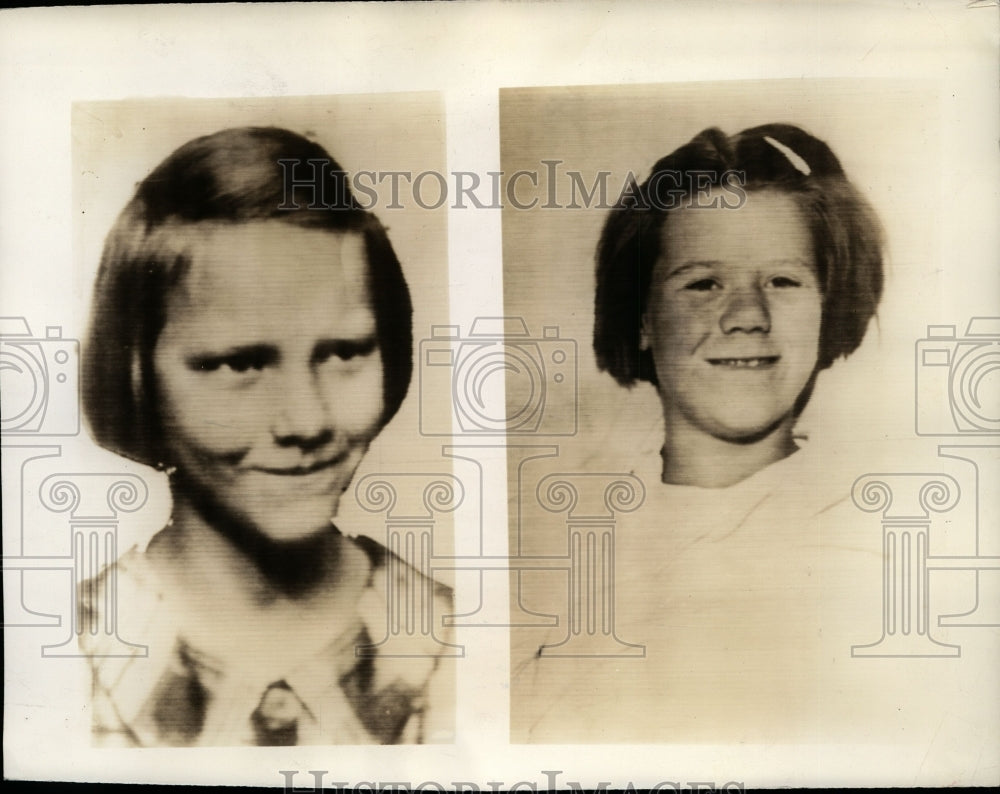 1937 Press Photo Sue Stokes and Mary Coleman Shot by Michael Ritter, Newport