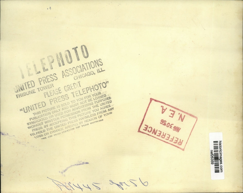 1956 Press Photo Pres. and Mrs.Dwight Eisenhower before the GOP Convention