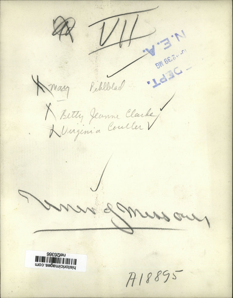 1939 Press Photo University of Missouri - nef26366