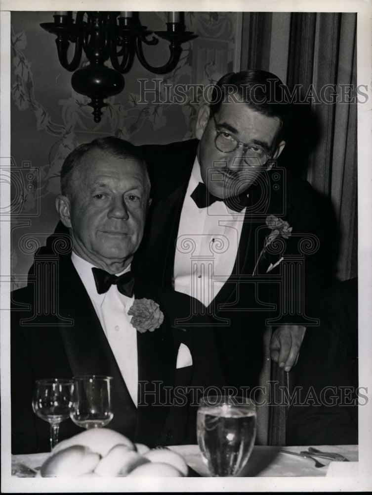 1941 Press Photo Dr Frank Leahy and Dr William Skipp Attend 92nd Convention