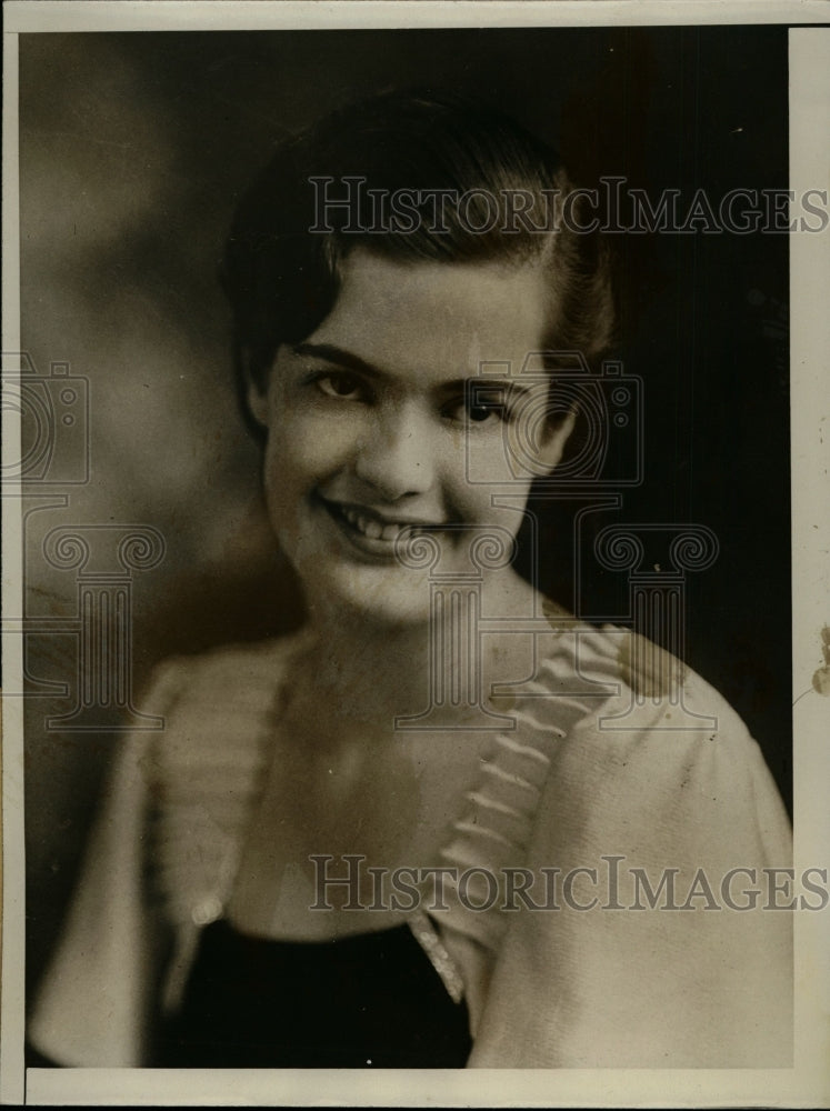 1933 Press Photo Billie B. Johnson - nef26583