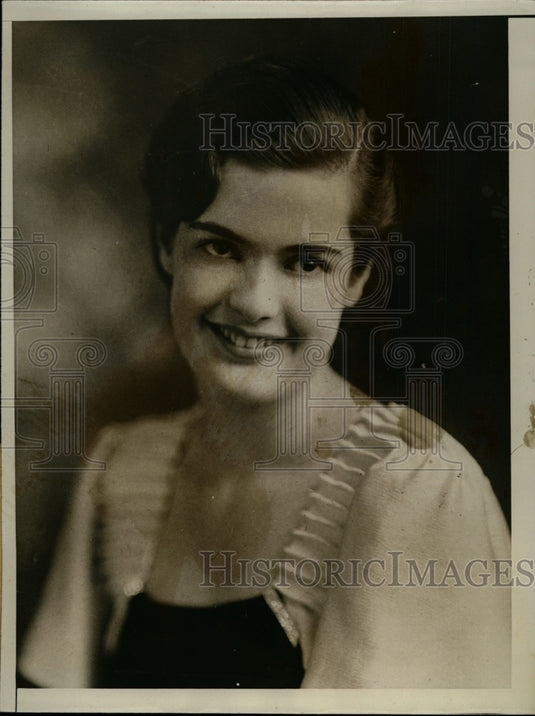 1933 Press Photo Billie B. Johnson - nef26583