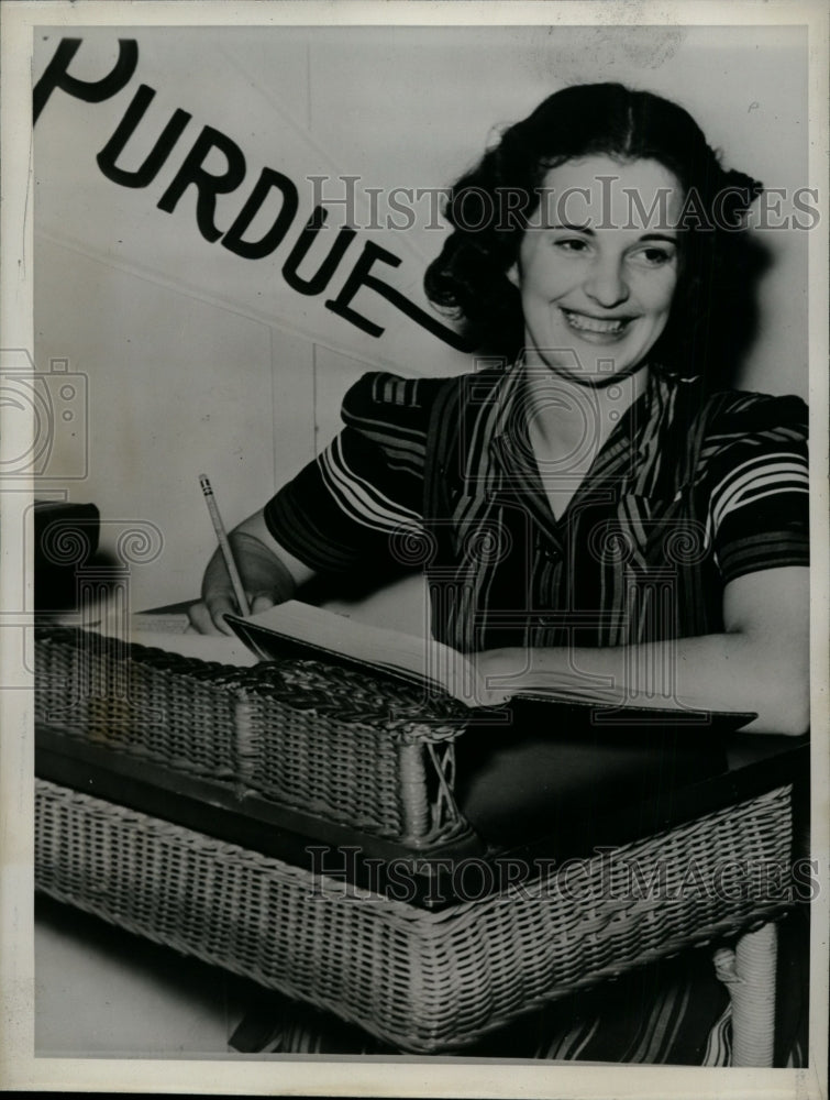 1939 Press Photo Jean Halmond, National Cherry Queen - nef26622