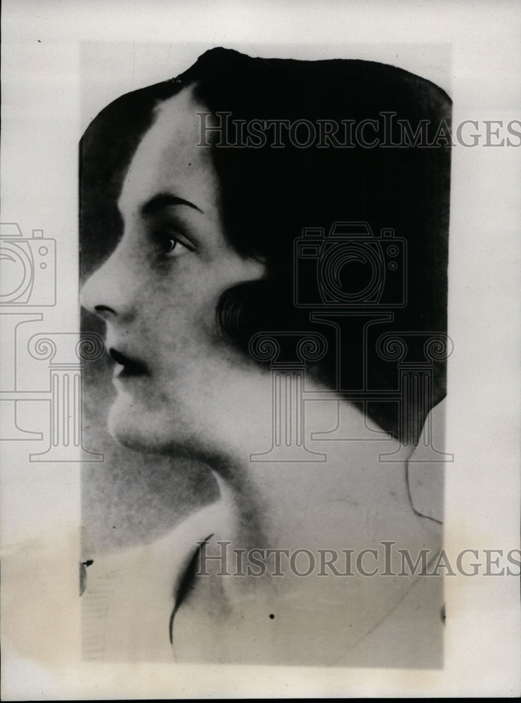 1933 Press Photo Caro McMurtry - nef26625