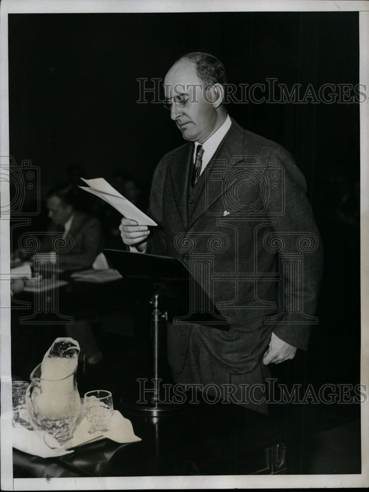 1933 Press Photo Henry morgenthau at House Ways & Means Committee Meeting