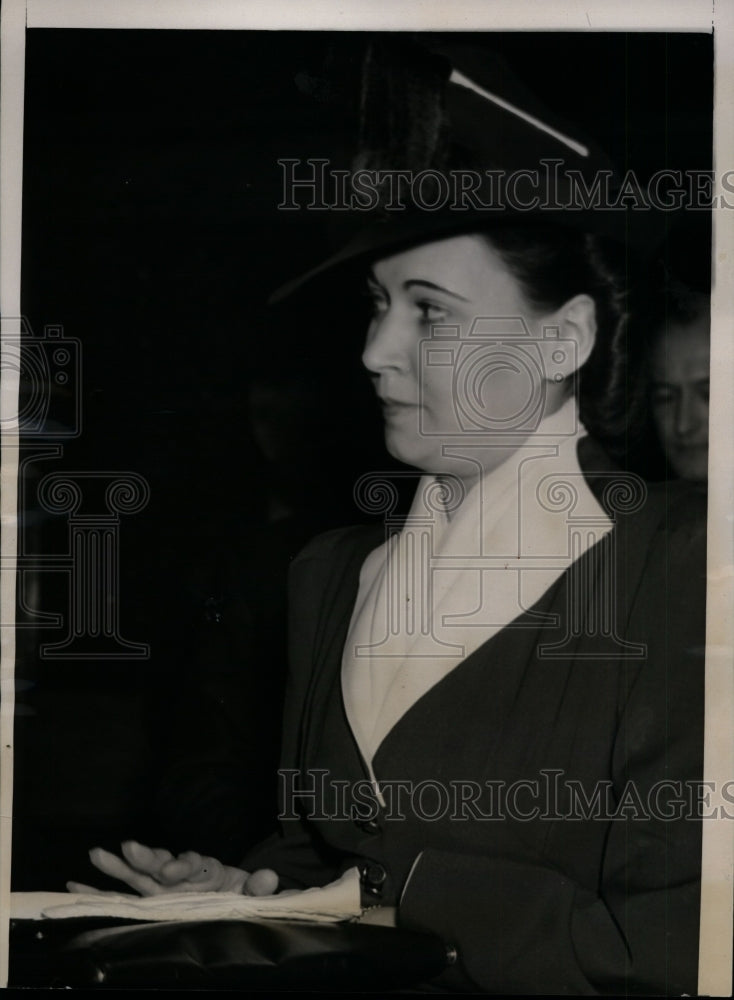 1940 Press Photo Bernice Downey of Skidmore-Johnson Gambling syndicate indicted