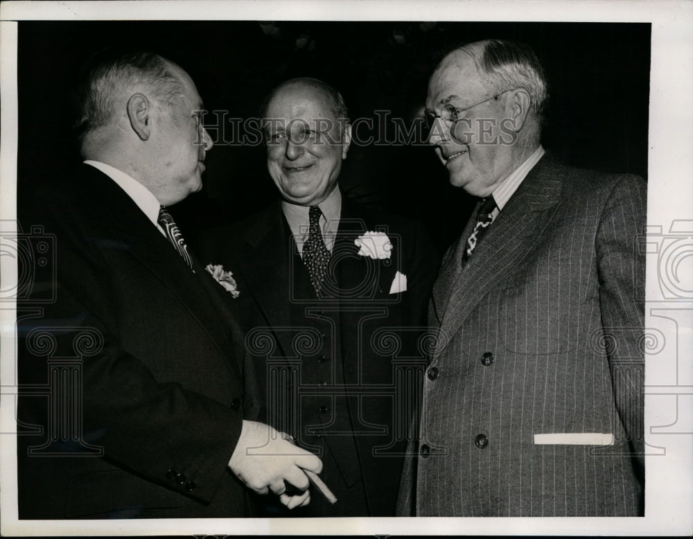 1941 Press Photo Officials at the Opening of U.S. Chamber of Commerce Meeting