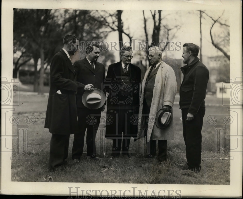 1933 Press Photo View of the National Farm Holiday Association group in Iowa