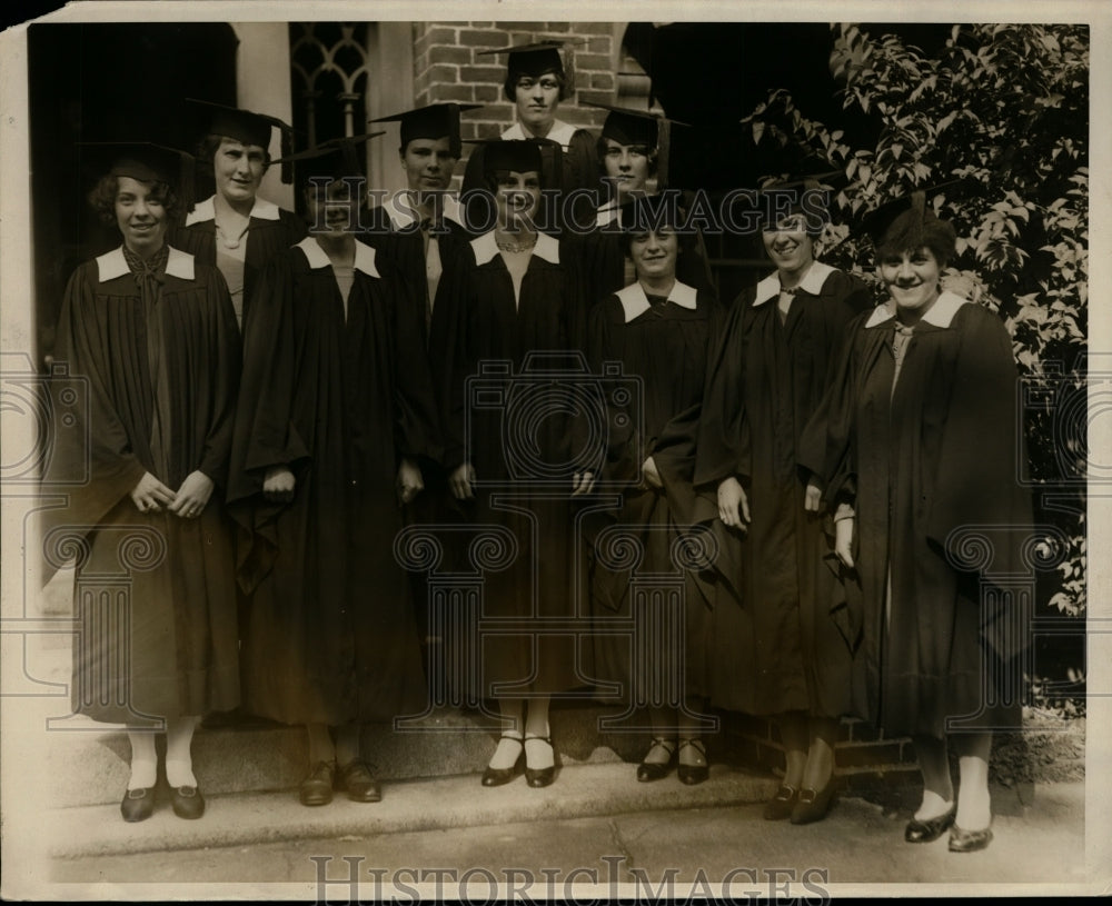 1927 Press Photo Members of the &quot;Question Club&quot; out for semi-annual field day