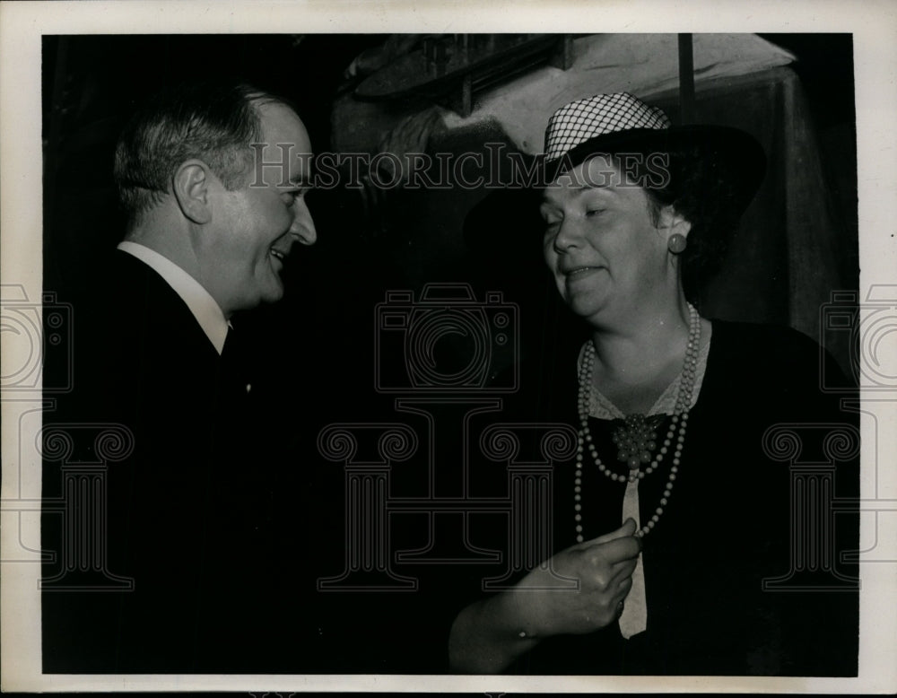 1939 Press Photo Moller, Wallgren at ceremony honoring John Ericsson - nef27194