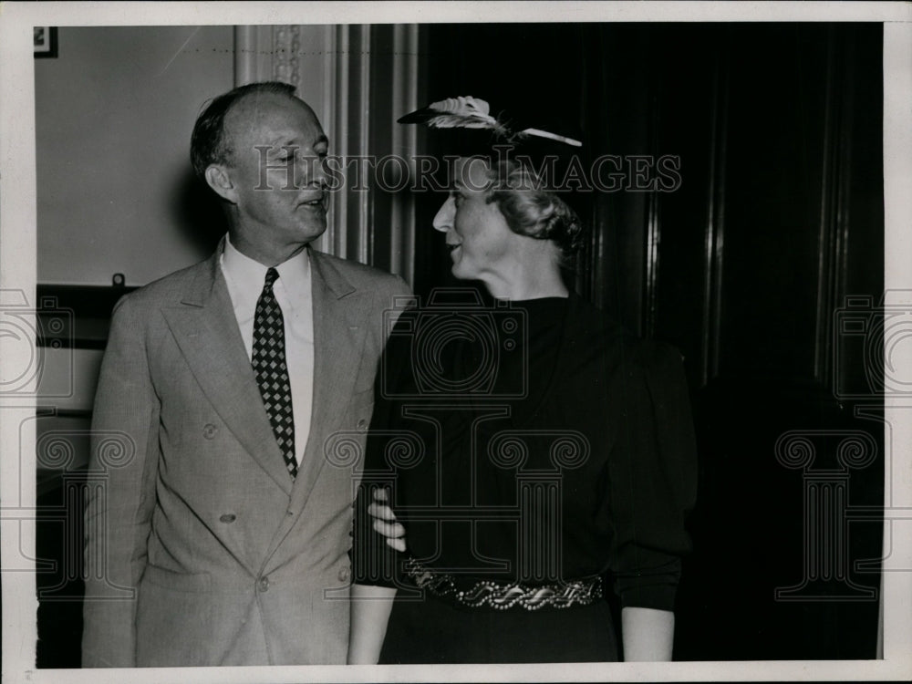 1937 Press Photo Senator Hugo Black and Wife after Senate Nomination, Washington