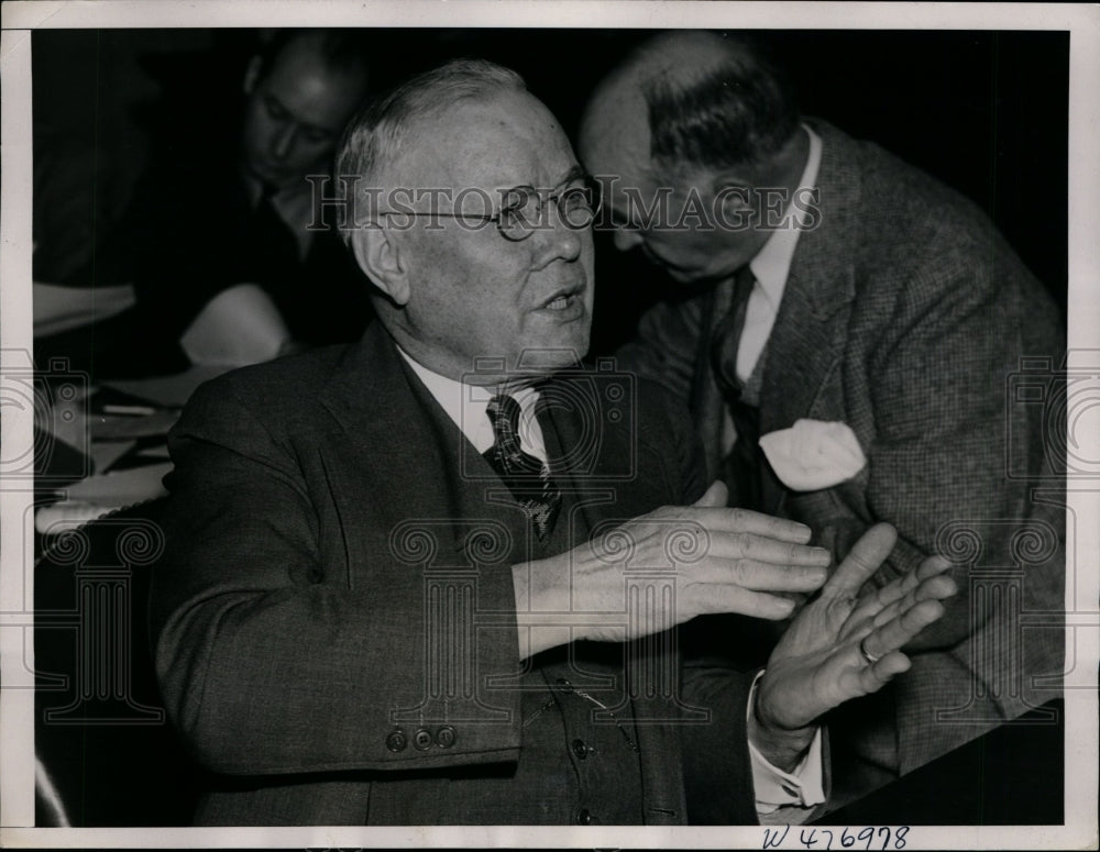 1938 Press Photo William Green,Pres. of the American Federation of Labor